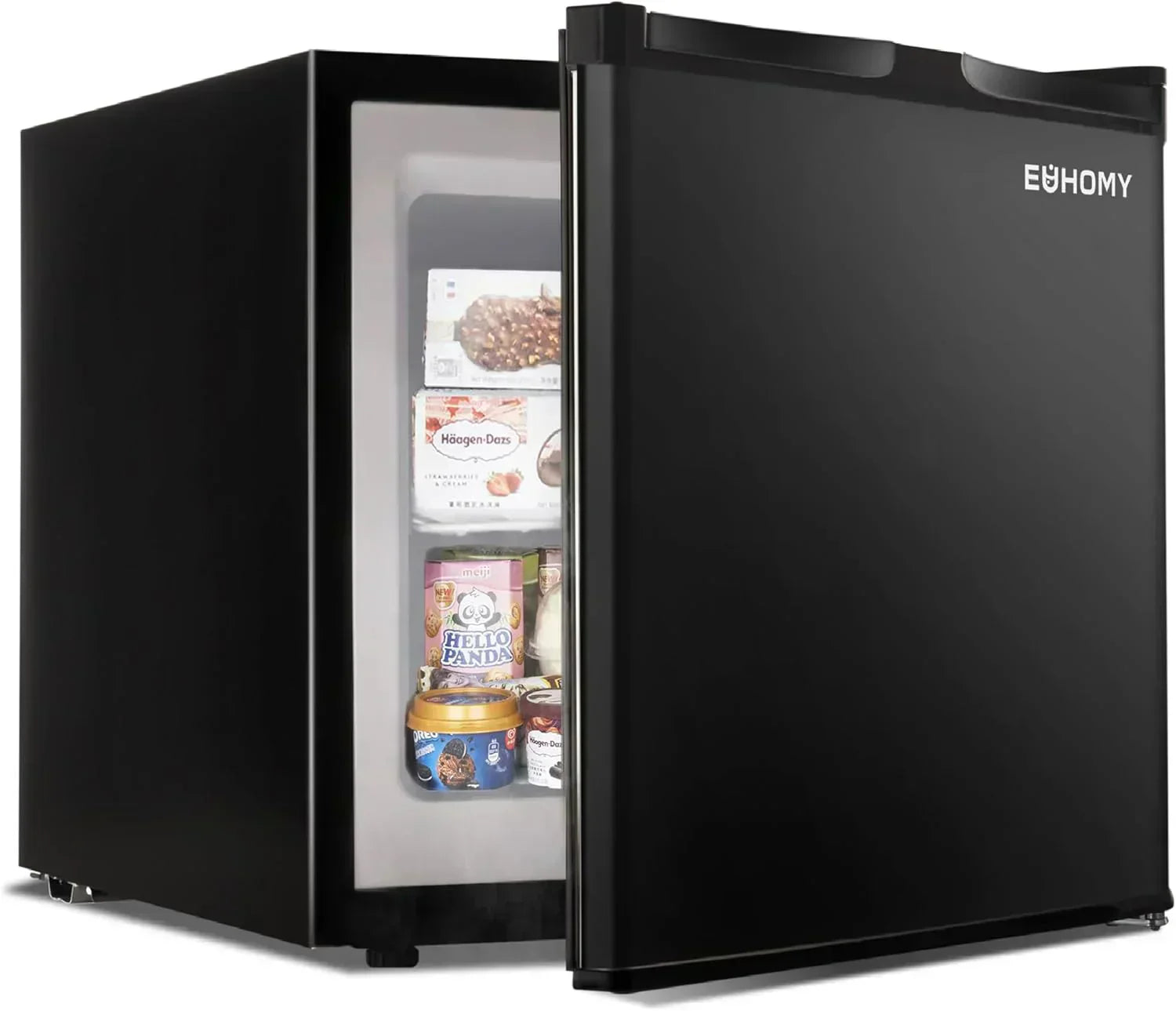 Upright freezer 3.0Cubic Feet Single Door Compact Mini Freezer with Reversible Door Small freezer