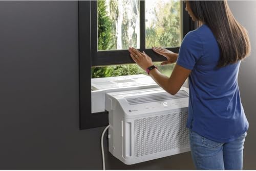 PHNT10CC Clearview Air Conditioner 10,300, Inverter Technology, Ultra Quiet, Medium Rooms up to 450 Sq. FT, Full Window View with Easy Installation, Energy-Efficient Cooling, 10300 BTU, White