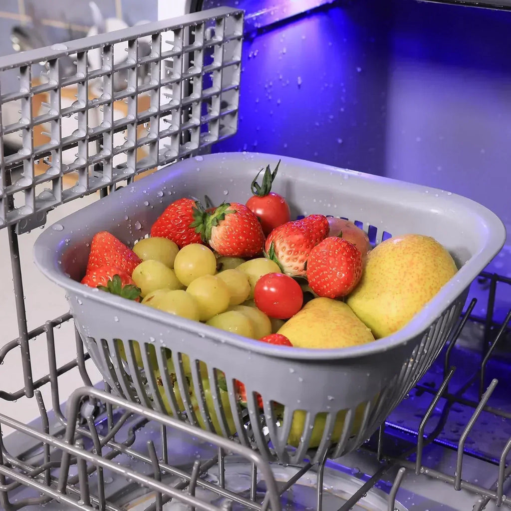 Mini countertop dishwasher Compact dishwasher Double spray arms Portable countertop dishwasher