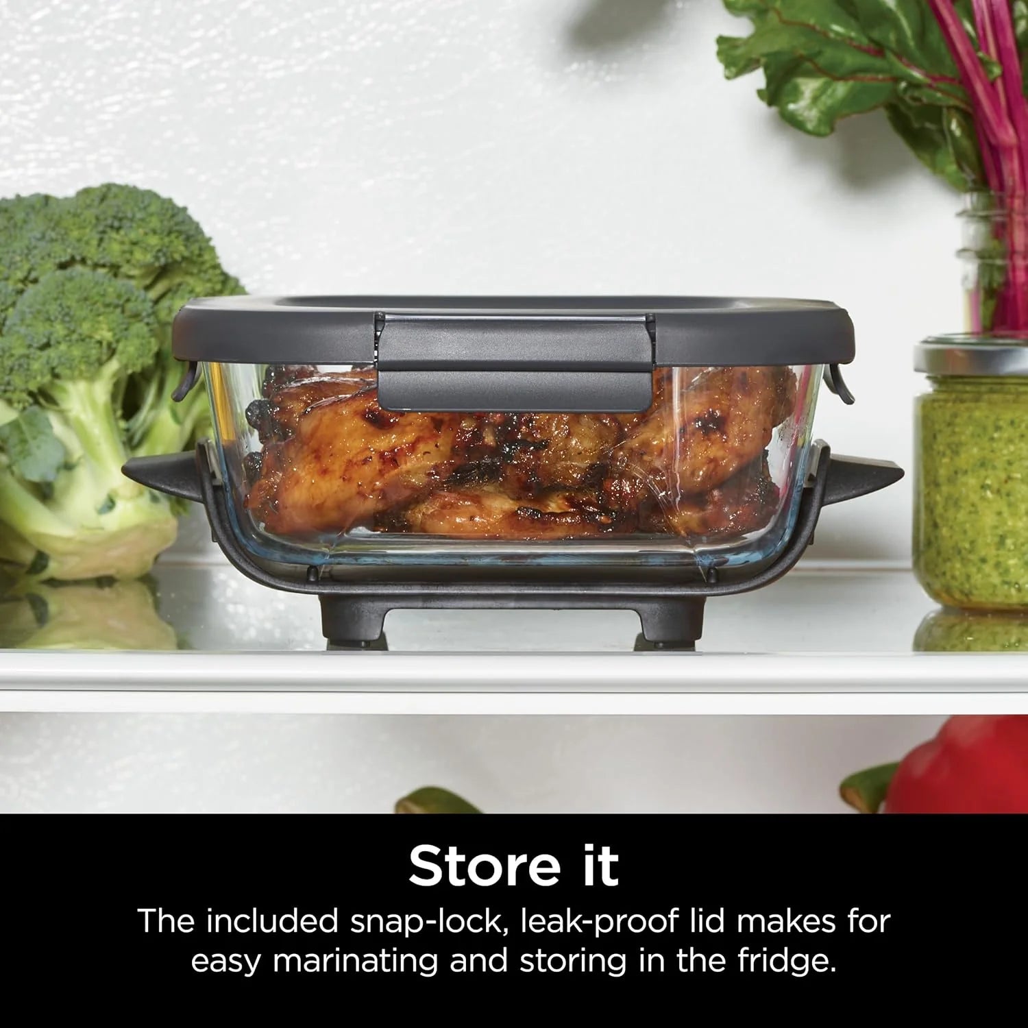 Ninja Crispi 4-in-1 Portable Glass Air Fryer Cooking System