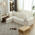 Vamcheer Modular Sectional Sofa Modern L Shaped Boneless Couch Upholstered Sectional Couches