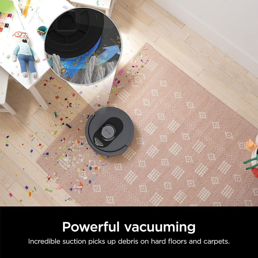 Voice Control Robot Vacuum with Matrix Clean Navigation Home Mapping 60-Day Capacity
