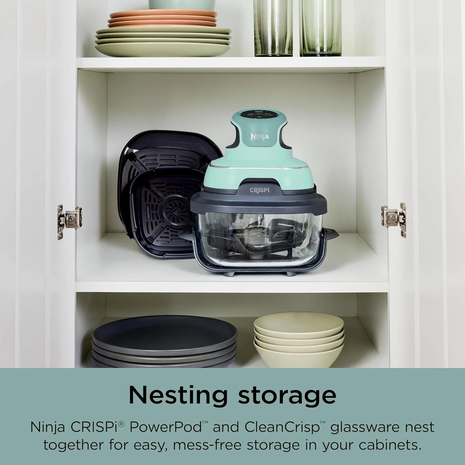 Ninja Crispi 4-in-1 Portable Glass Air Fryer Cooking System