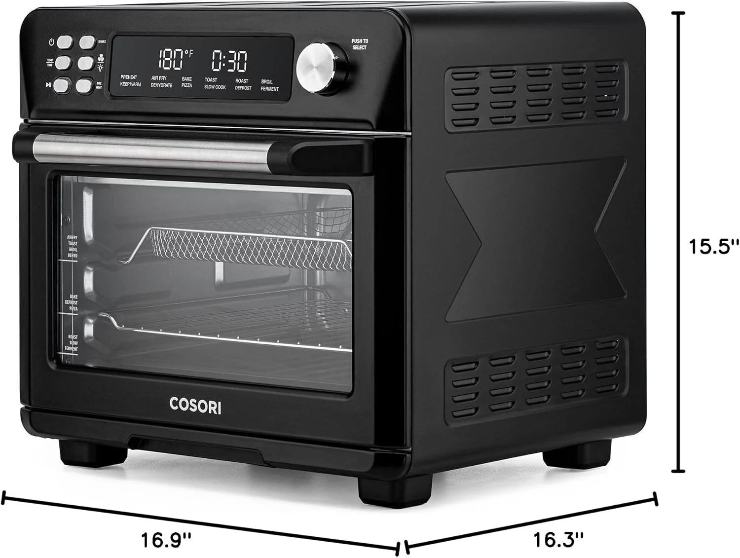 COSORI Smart 12-in-1 Air Fryer Toaster Oven Combo Airfryer Convection Oven Countertop