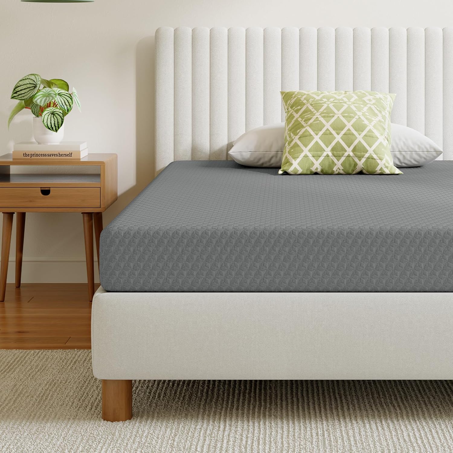 Novilla Queen Mattress 12 Inch, Queen Memory Foam Mattress for Cool Night Sleep & Pressure Relief, Thermally Balanced Foam Mattresses for Heat Dissipation, CertiPUR-US Certified Mattresses in a Box