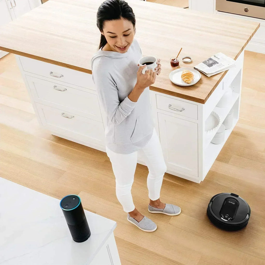 Voice Control Robot Vacuum with Matrix Clean Navigation Home Mapping 60-Day Capacity