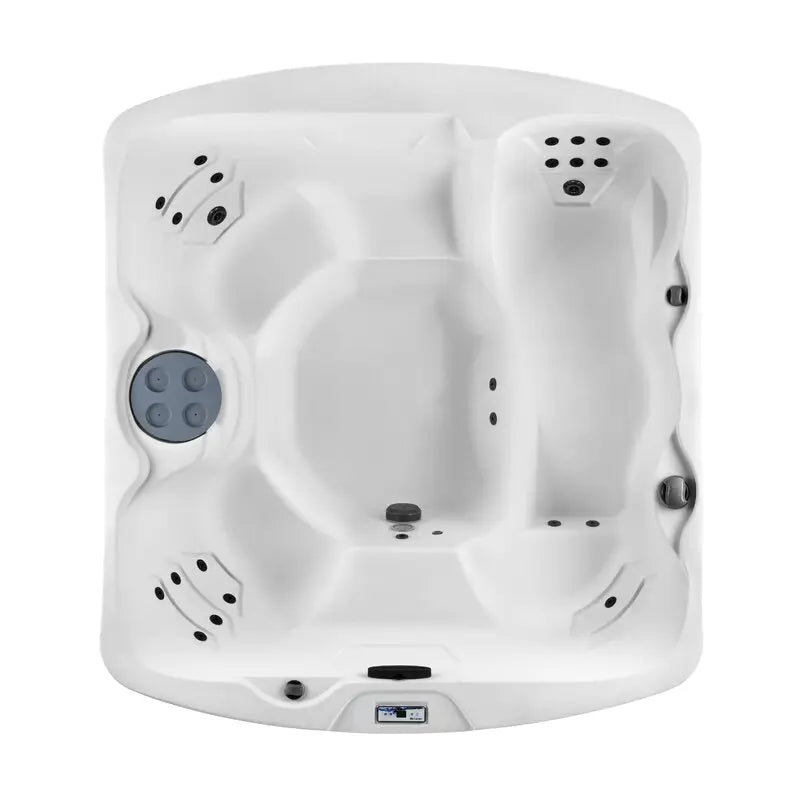 Lifesmart Spas 5 Person 23 Jet Rectangular Plug And Play Hot Tub with Ozonator in Espresso