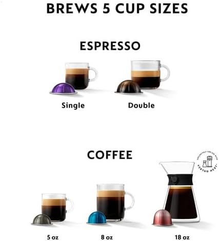 Nespresso Vertuo Next by De��Longhi White Coffee & Espresso Machine