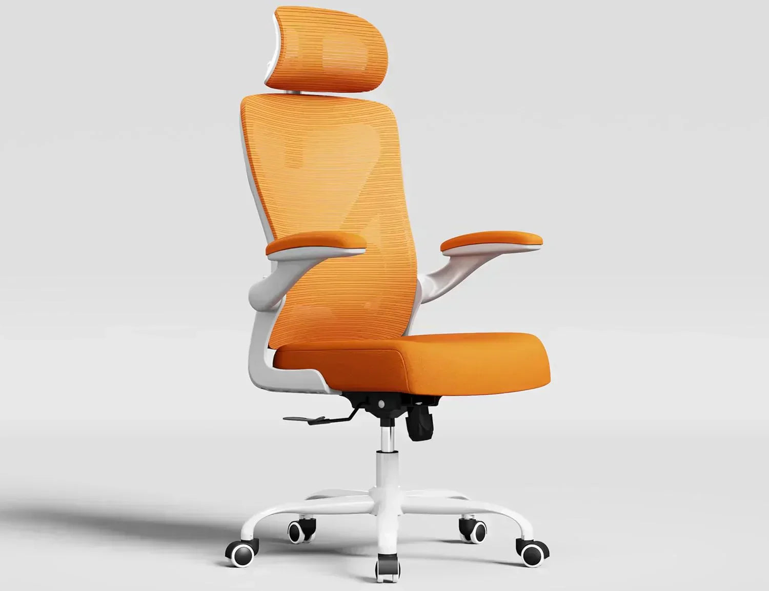 Office computer desk and chair gaming chair with lumbar support and headrest
