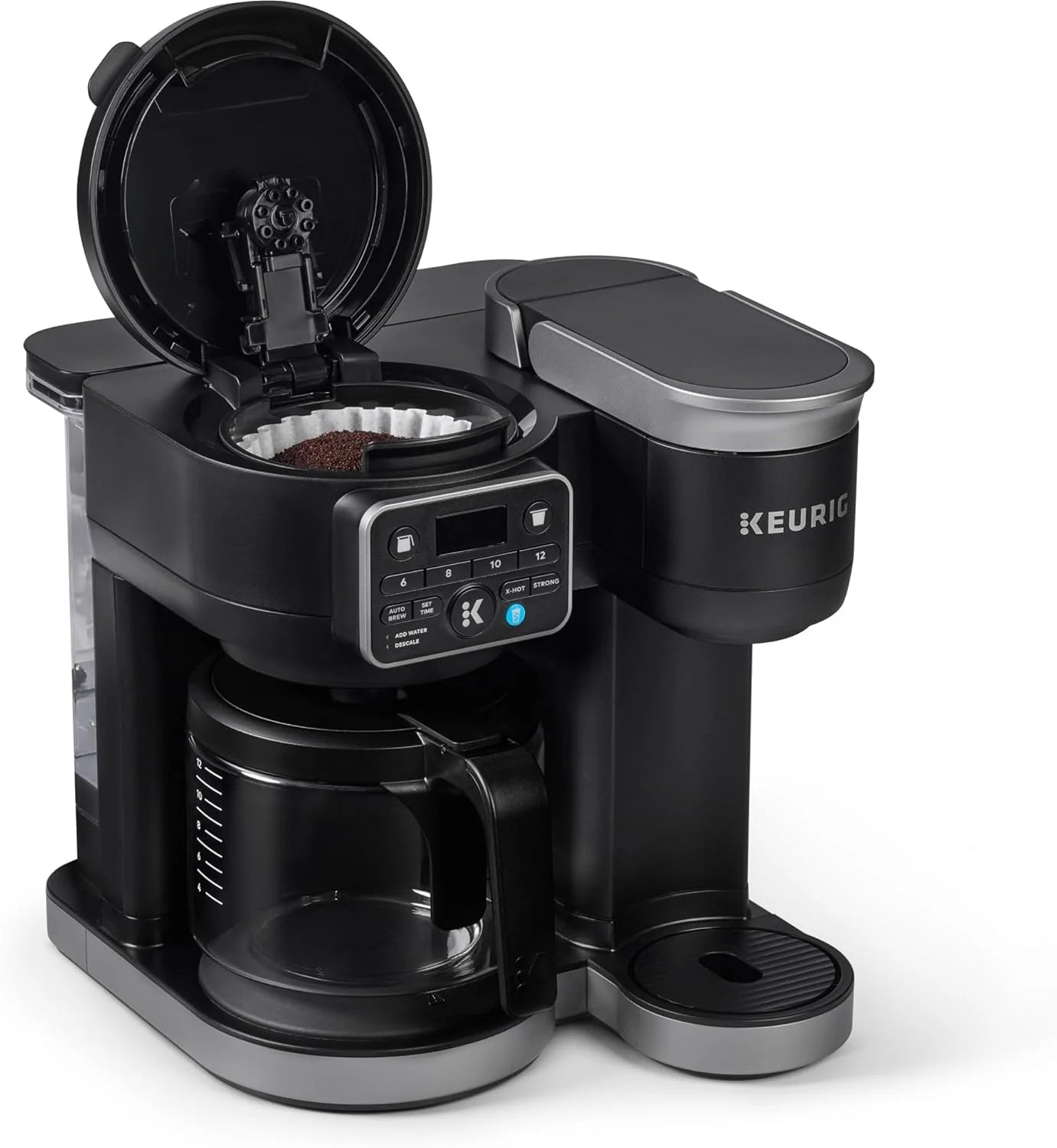 Keurig K-Duo Hot & Iced Single Serve & Carafe Coffee Maker MultiStream Technology 72oz Reservoir