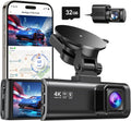 Dash Cam Front Rear 4K/2.5K Full HD Dash Camera Included 32GB Card Built-in Wi-Fi GPS