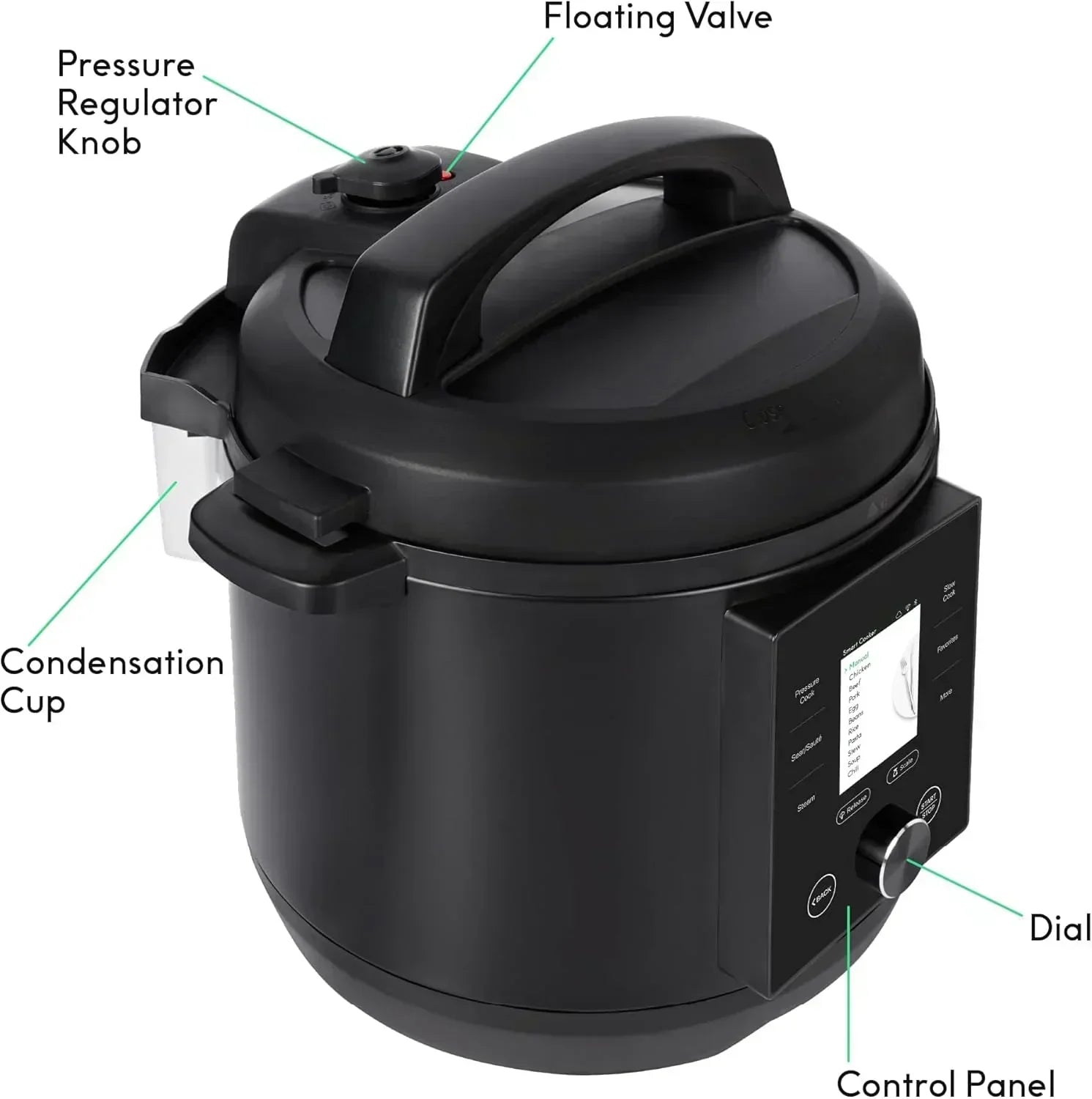 CHEF iQ Smart Pressure Cooker with WiFi and Built-in Scale 10-in-1 Multi-Cooker Rice Cooker