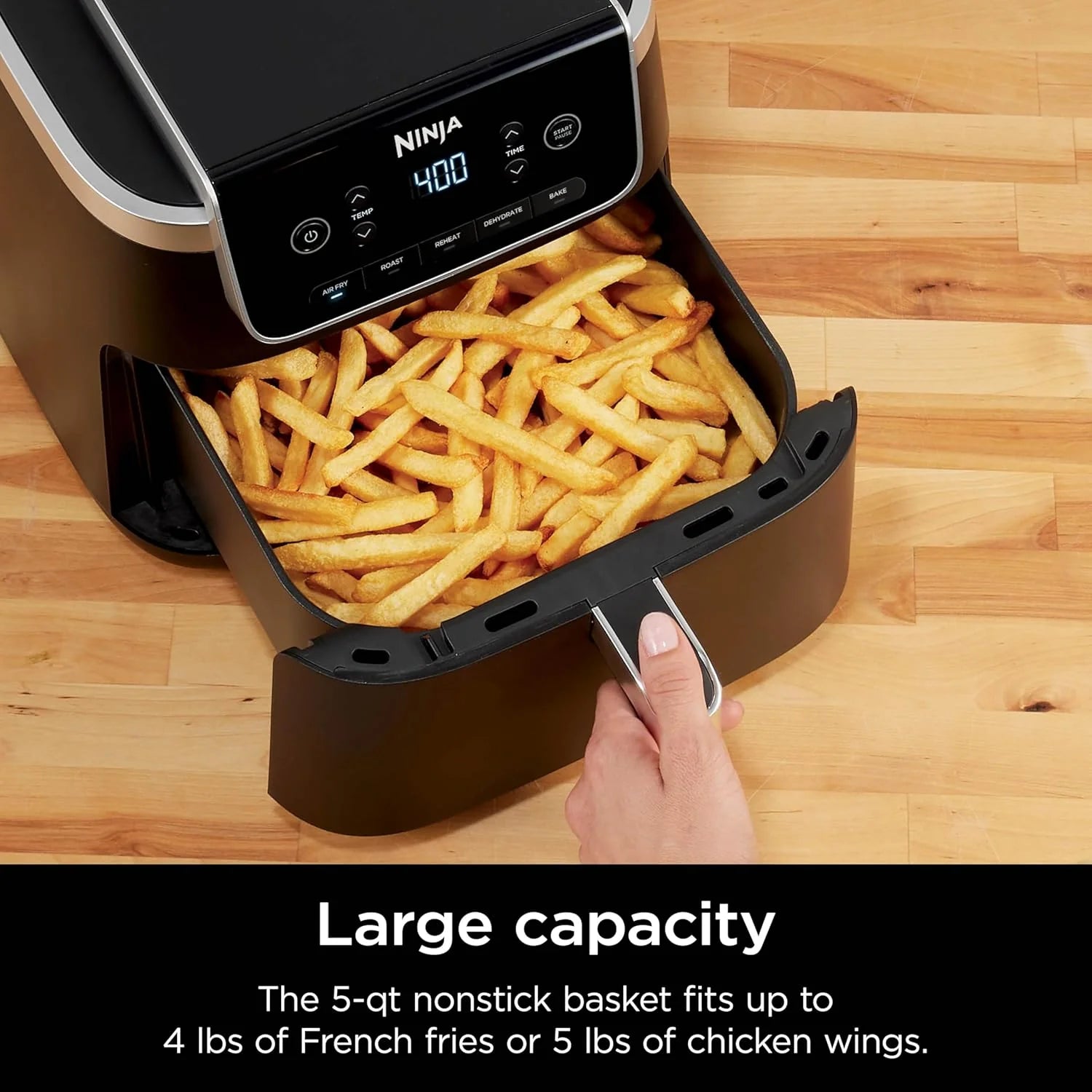 Ninja Air Fryer Pro XL 6-in-1, 6.5-Quart Capacity, Maximum Crispness, Air Fryer Bake