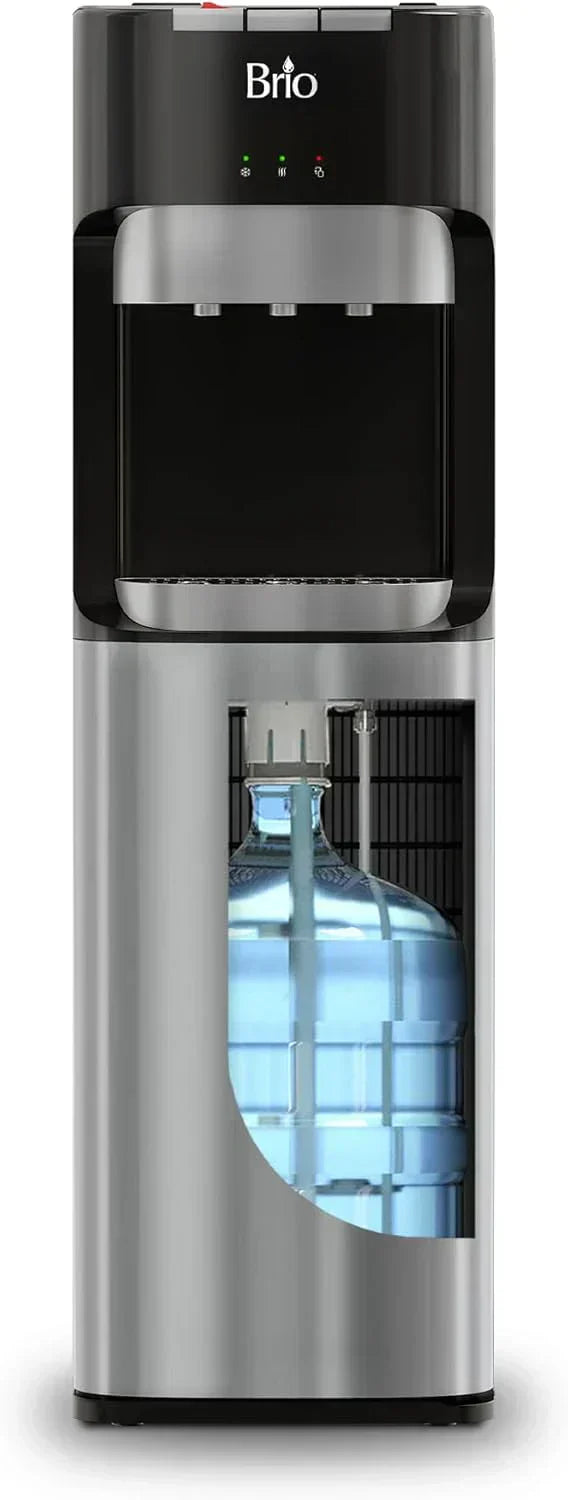 Bottom Loading Water Cooler Dispenser for 5 Gallon Bottles 3 Temperatures with Hot Room Cold Spouts