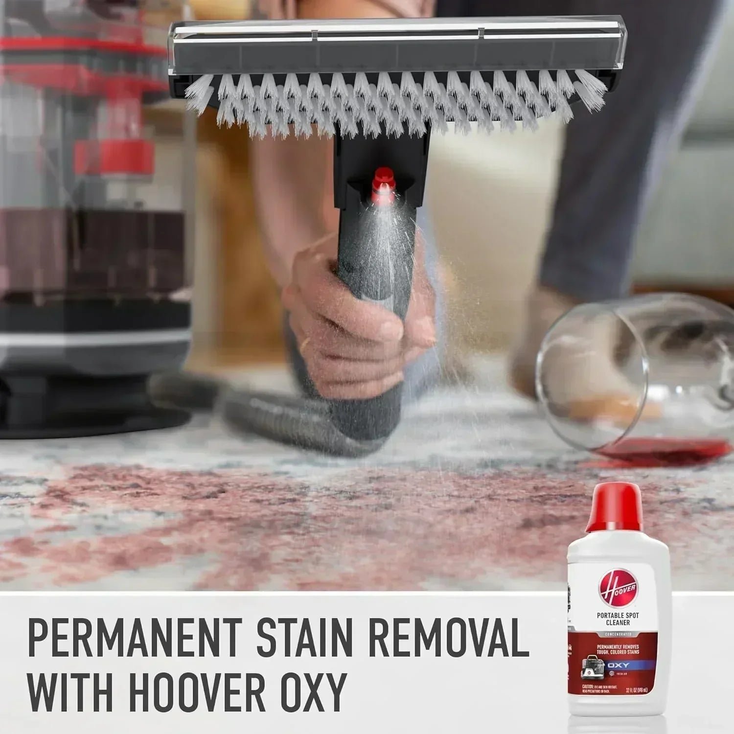 Hoover CleanSlate Plus Portable Carpet Upholstery Spot Cleaner with Powerful Suction