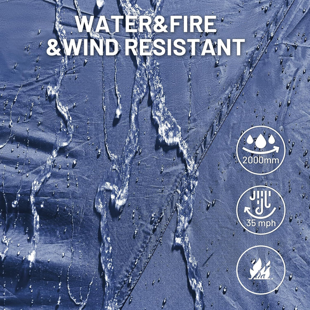 TIMBER RIDGE 8 Person Family Camping Tent Double Layer Waterproof Weather Resistant Tunnel Tent