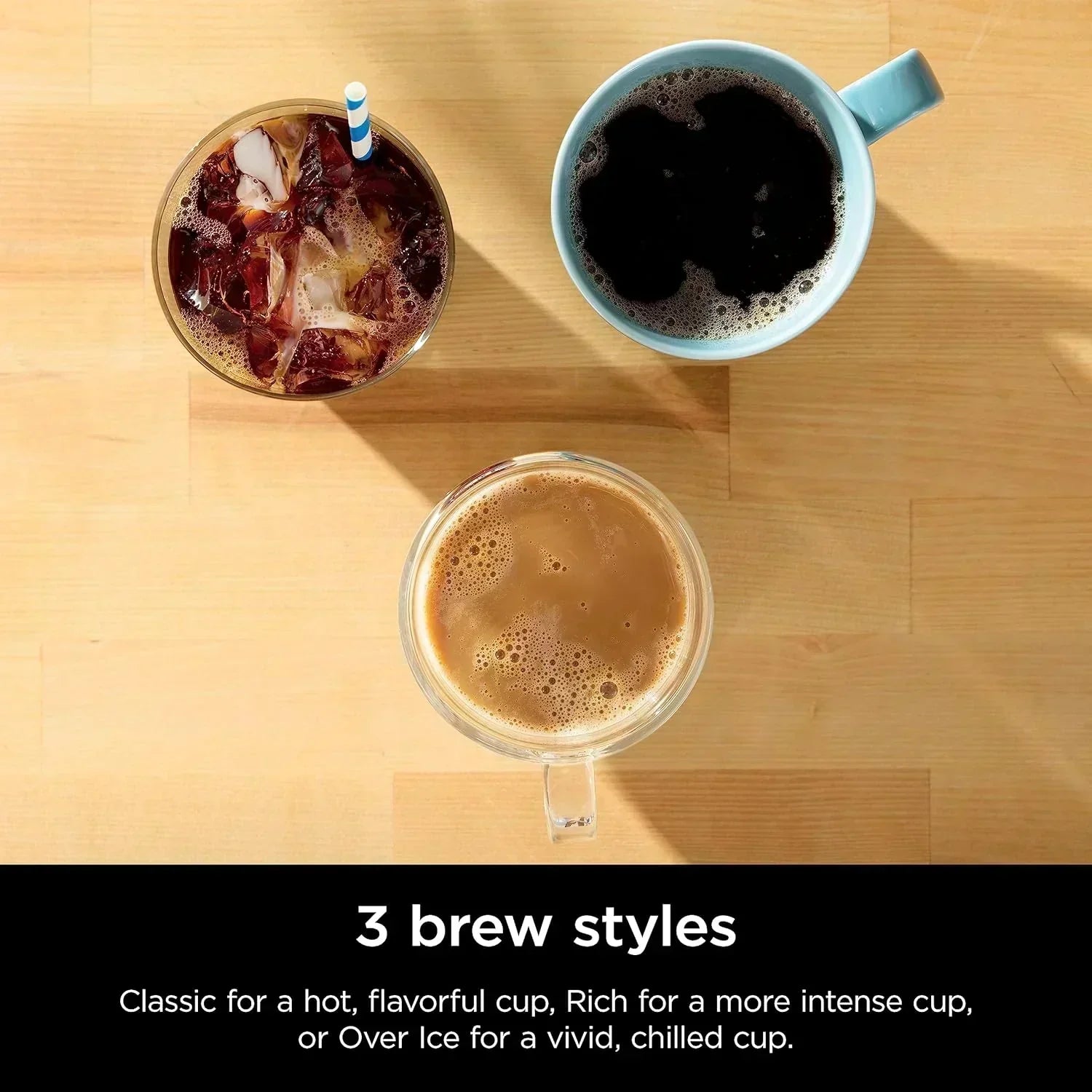 Ninja Pods Grounds Single-Serve Coffee Maker K-Cup Pod Compatible Brews Grounds Compact Design