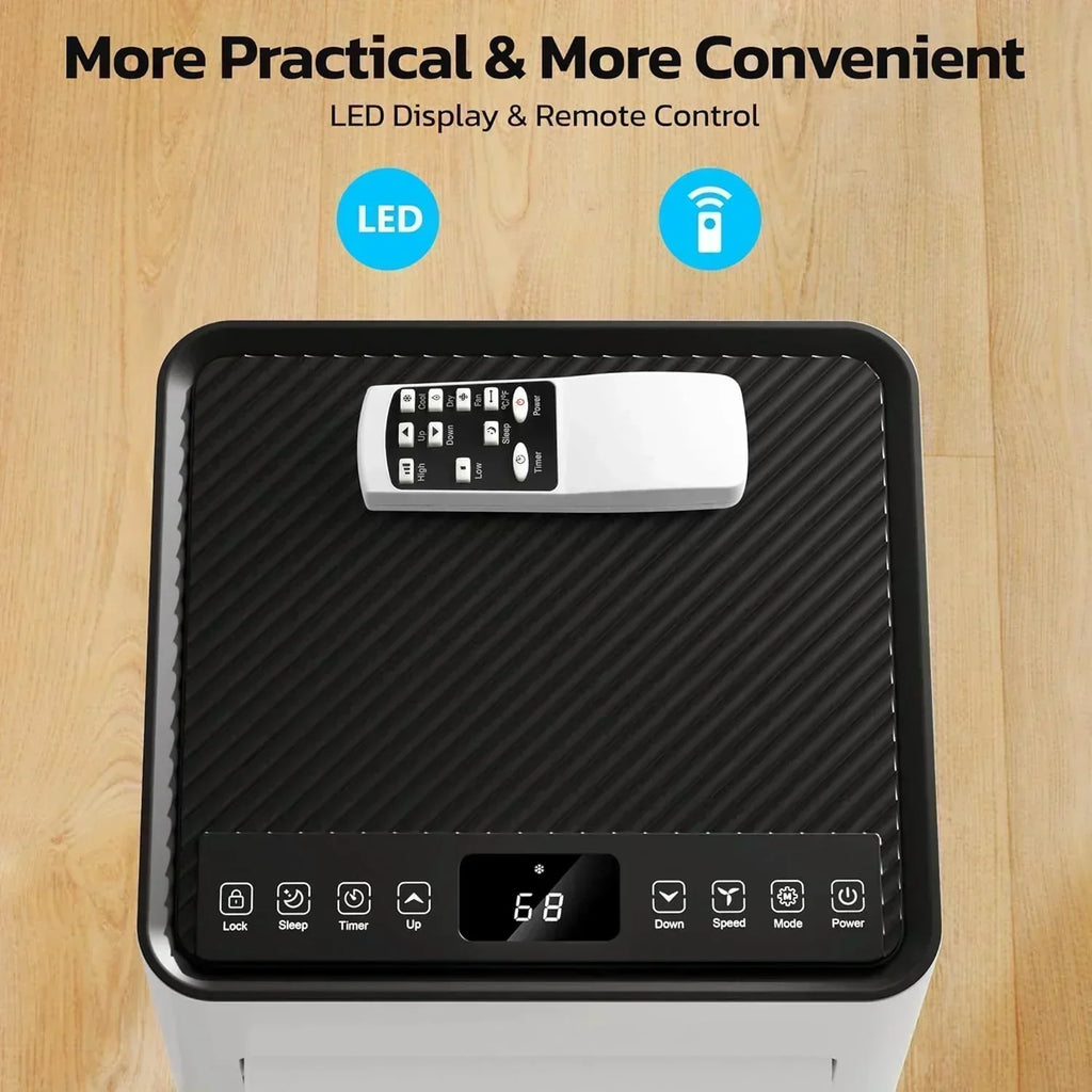 ZAFRO 8,000 BTU Portable Air Conditioners 4 Modes Portable AC Unit with Fast Cooling