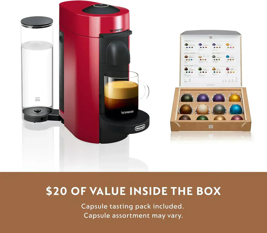 Nespresso Vertuo Plus Coffee and Espresso Maker by De'Longhi