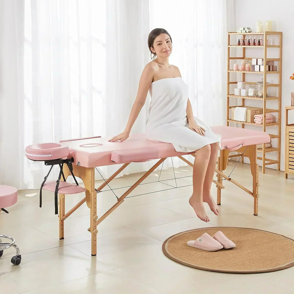 Yaheetech Massage Table Portable Lash Beds Spa Bed Massage Couch Foldable Spa Tables