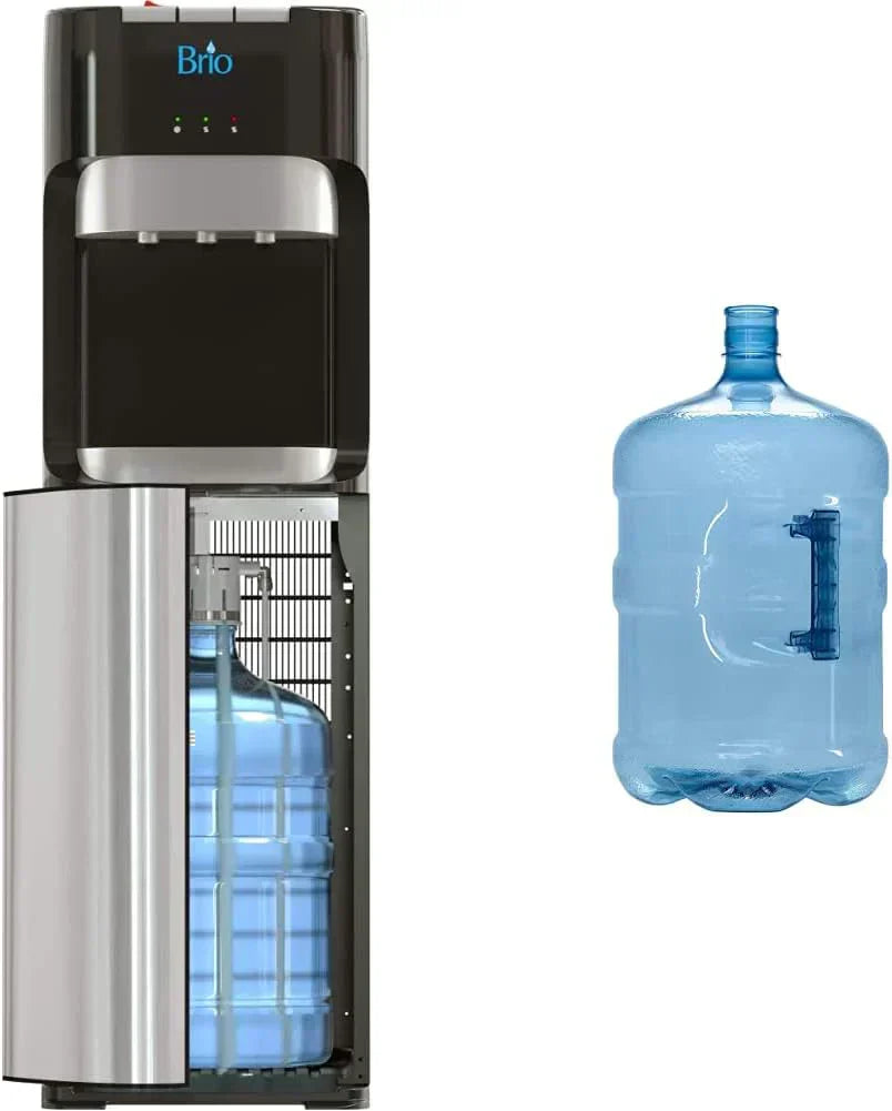 Bottom Loading Water Cooler Dispenser for 5 Gallon Bottles 3 Temperatures with Hot Room Cold Spouts
