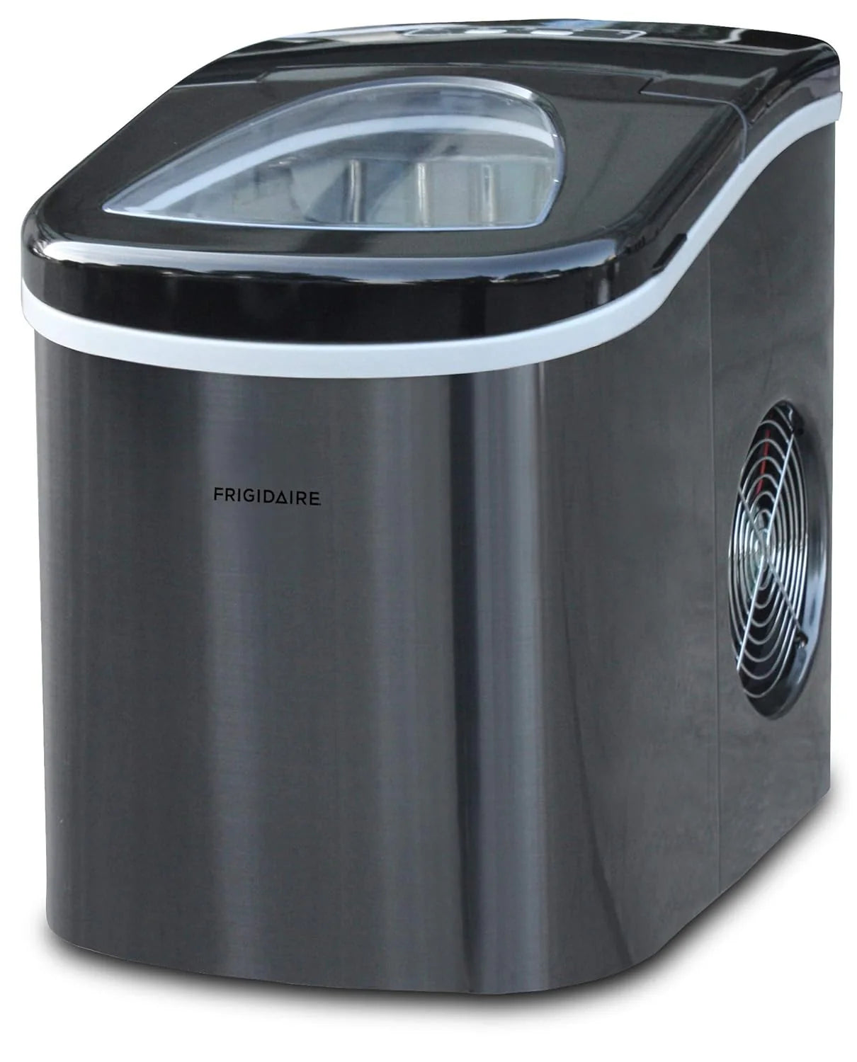 Frigidaire 26 Lbs per Day Portable Compact Maker, Ice Making Machine, Stainless, Medium