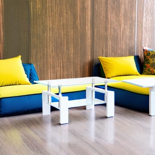 Living Room Rectangle Coffee Table Tea Table Suitable for Waiting Room Modern Side Coffee Table