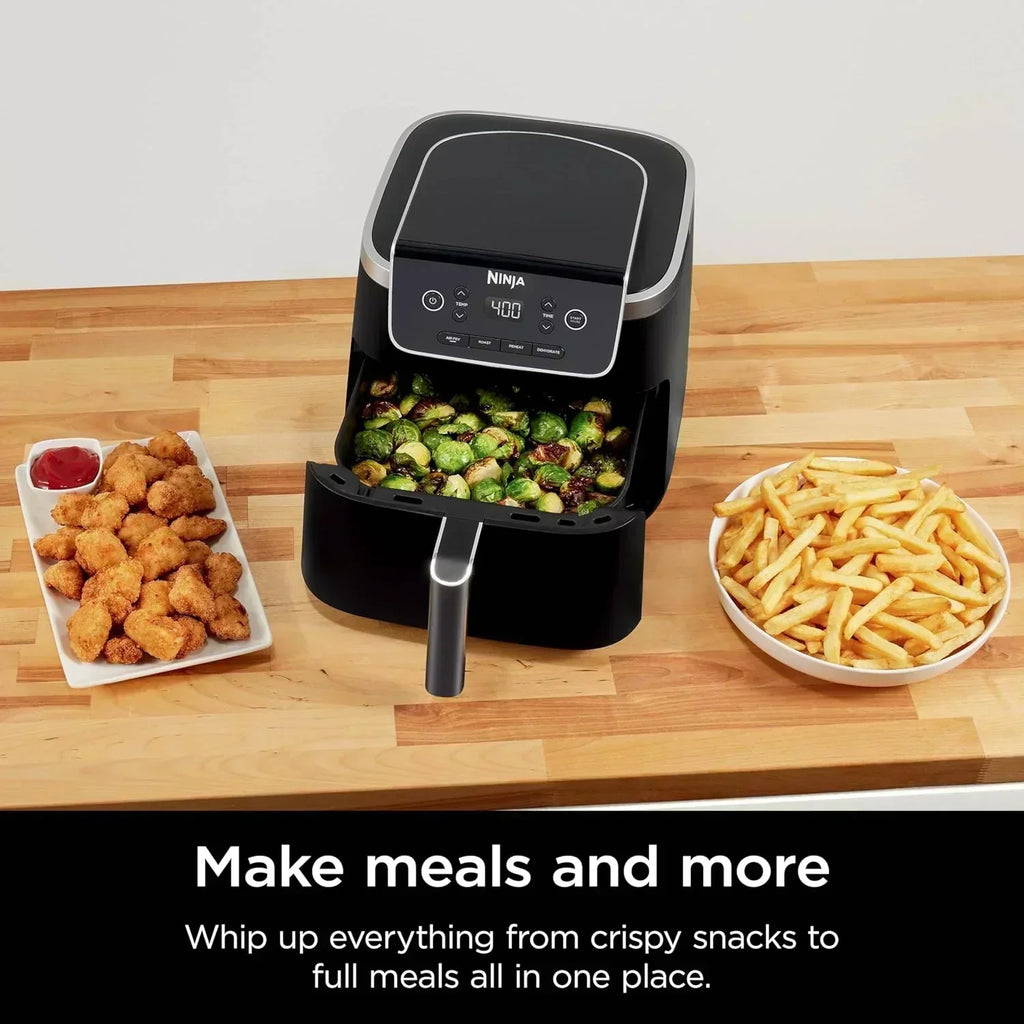 Ninja Air Fryer Pro 5-quart 4-in-1 air fryer that air fries bakes reheats and dehydrates