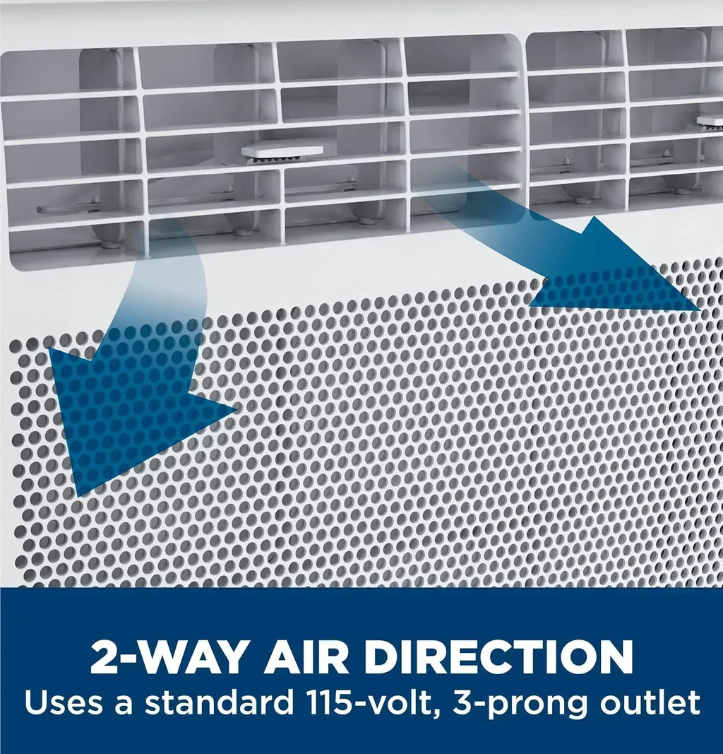 GE Window Air Conditioner Unit 6,000 BTU for Small Rooms up to 250 sq ft. with Adjustable Fan