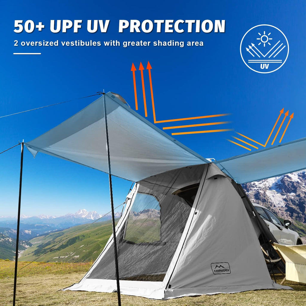 KAMPKEEPER SUV Car Tent Tailgate Shade Awning Tent for Camping Vehicle Camping Tents