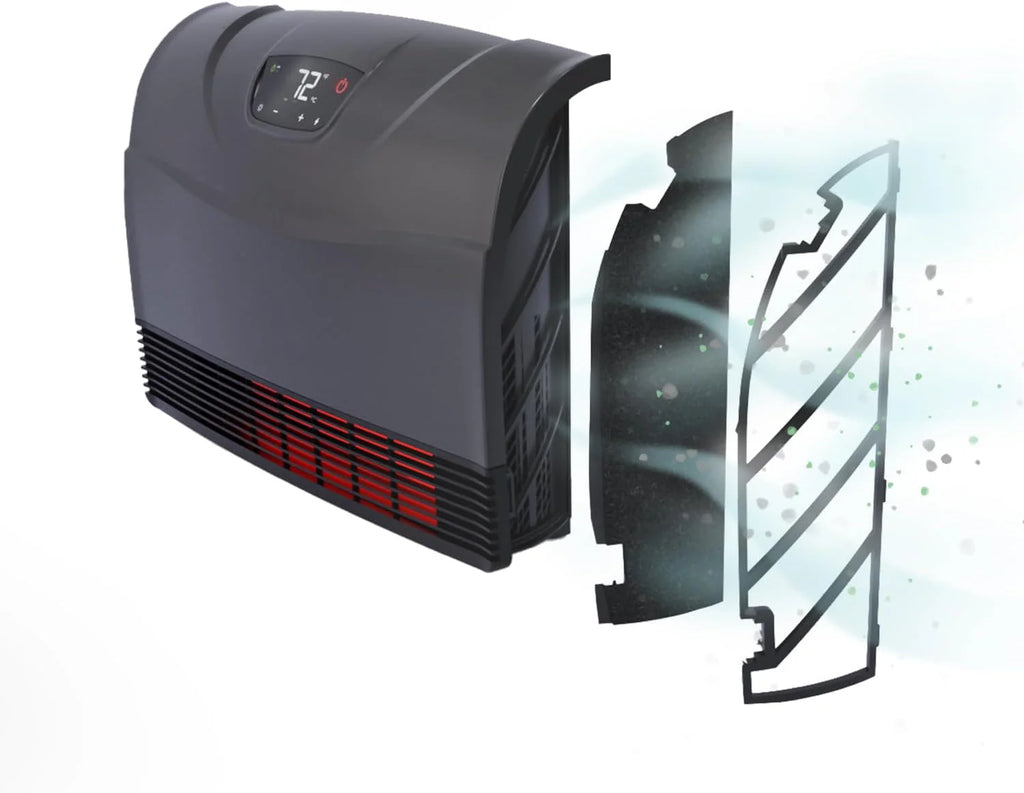 Heat Storm HS-1500-PHX-WIFI Infrared Heater, Wifi Wall Mounted