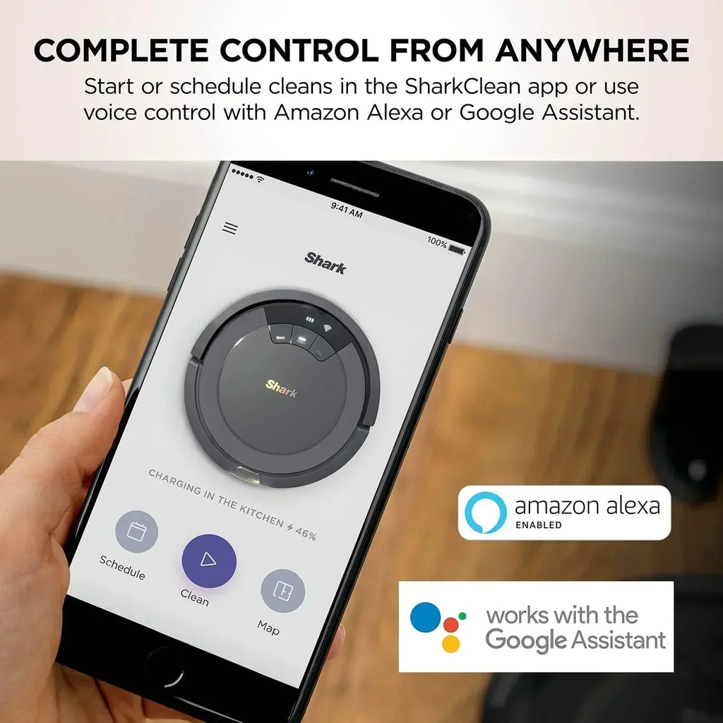 Voice Control Robot Vacuum with Matrix Clean Navigation Home Mapping 60-Day Capacity