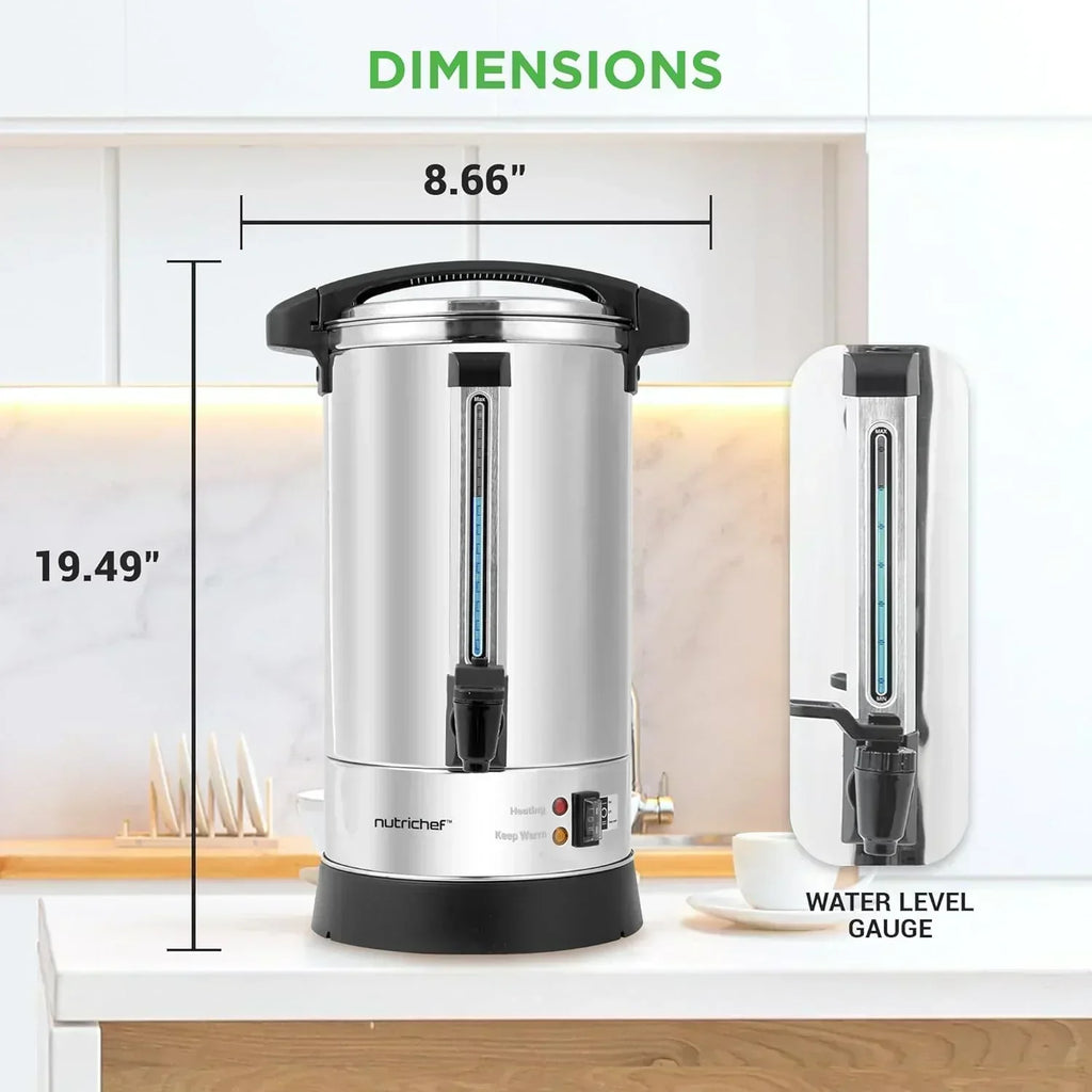 NutriChef Water Heater and Hot Water Dispenser 8L Electric Beverage Dispenser