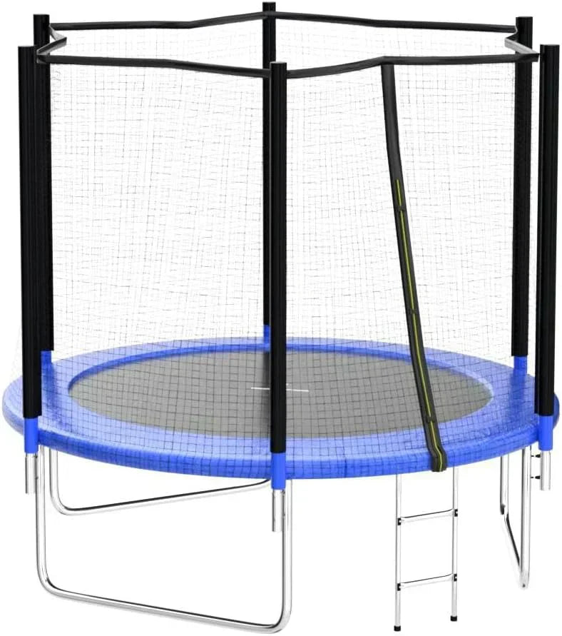 AOTOB 8FT 10FT 12FT 14 FT 15FT Trampoline with Safety Enclosure Net Outdoor Trampoline