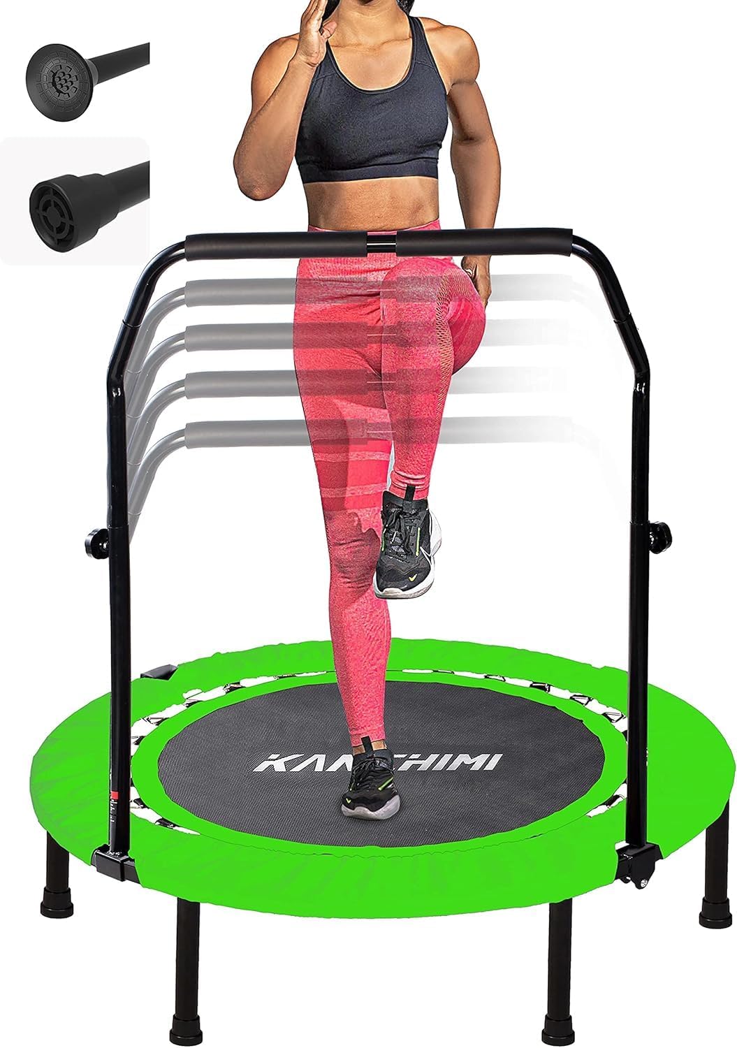 Kanchimi 40 48 Folding Mini Fitness Indoor Exercise Workout Rebounder Trampoline
