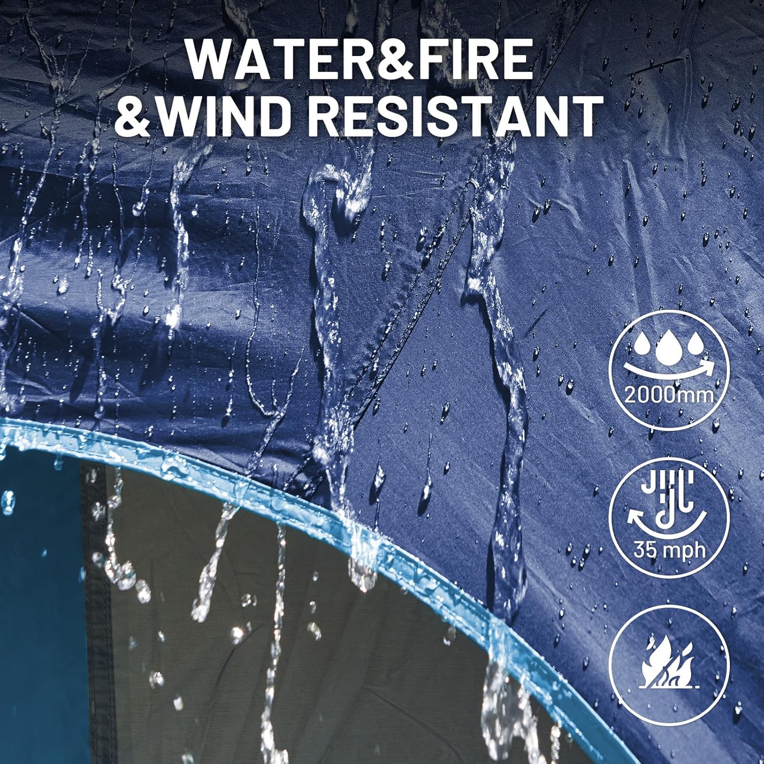 TIMBER RIDGE 5-9 Person SUV Tent with Screen Porch and Awning for Family Camping Weather Resistant