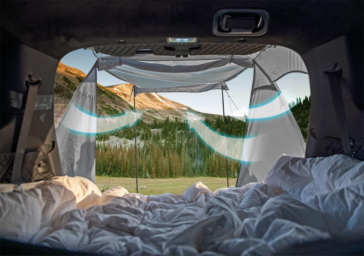 KAMPKEEPER SUV Car Tent Tailgate Shade Awning Tent for Camping Vehicle Camping Tents