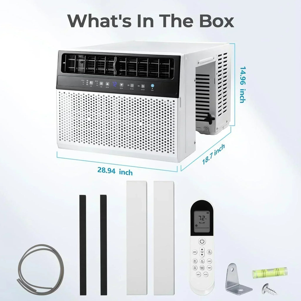 U-Shaped Window Air Conditioner 12000BTU Window AC Unit Cools up to 550 sq. ft. 6 Modes