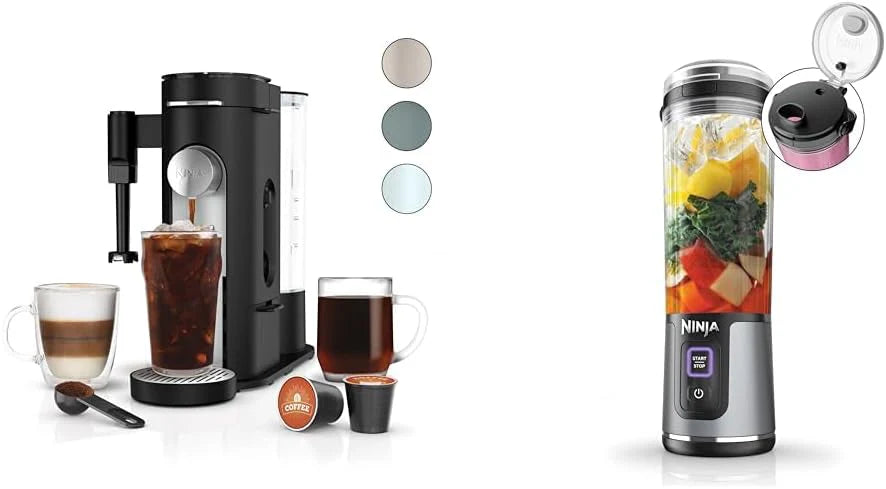 Ninja Pod & Grounds Single-Serve Coffee Maker 56-oz. Reservoir Stone PB051ST