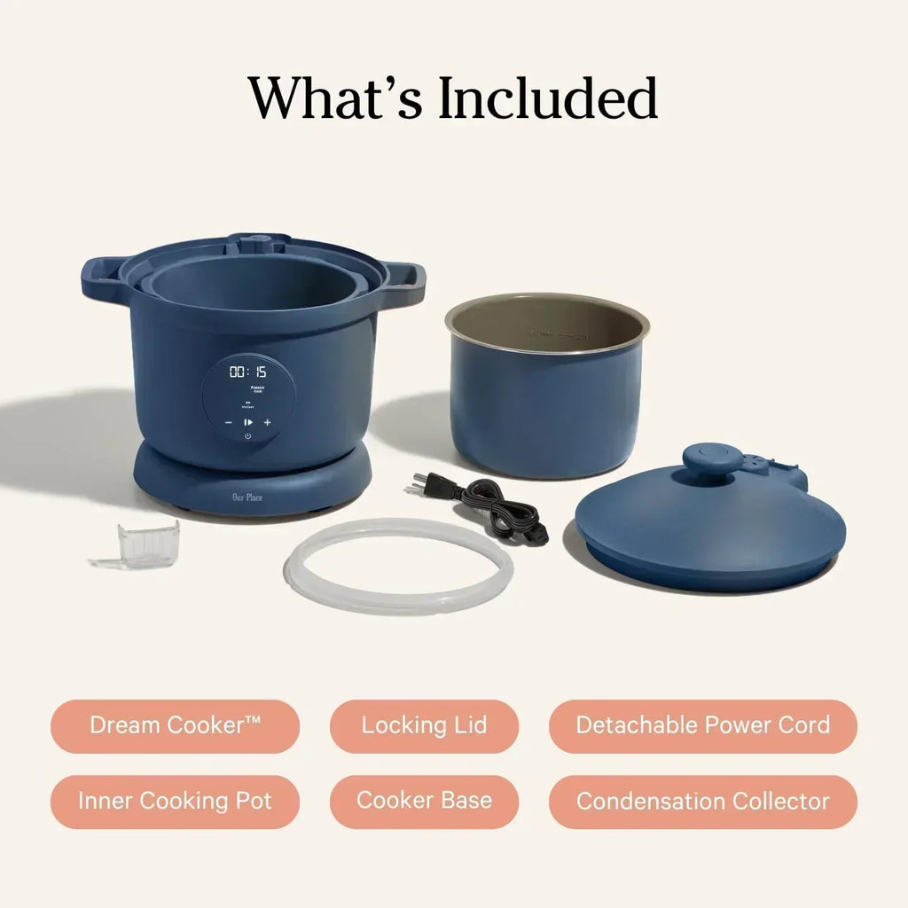 Our Place Dream Cooker 6-quart Multicooker 4 Versatile Modes Pressure Cook Slow Cook Sear