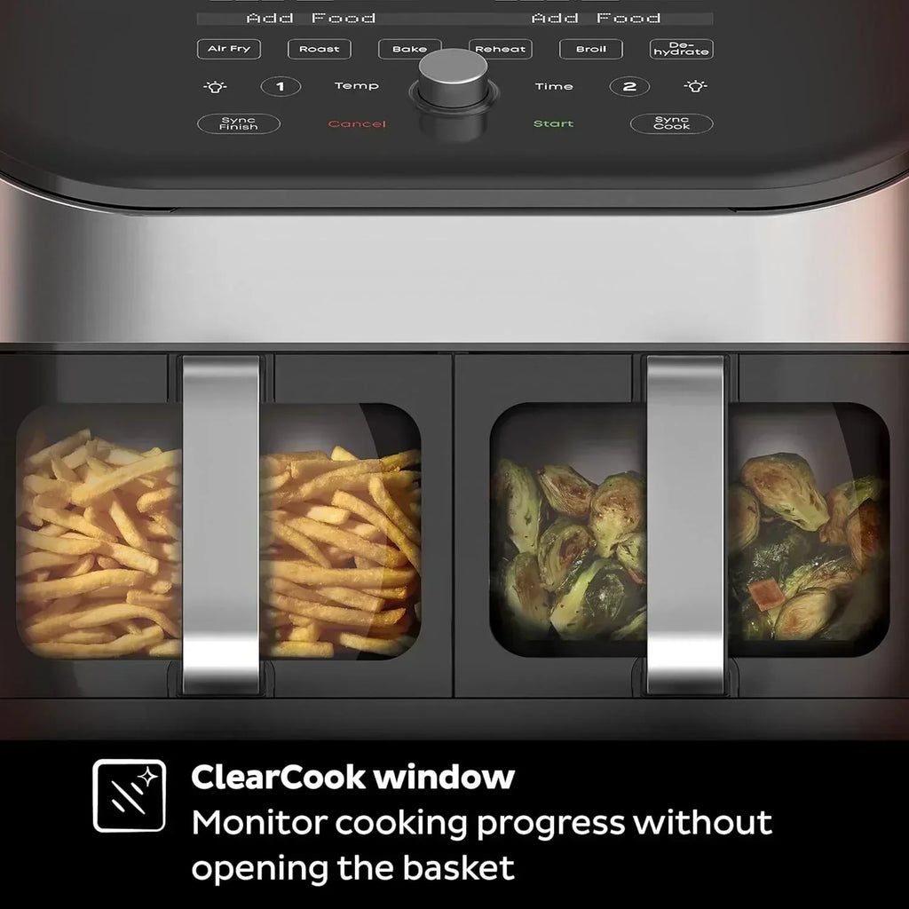 Instant Pot Vortex Plus 6QT Air Fryer with Odor Removal Technology 6-in-1 Function