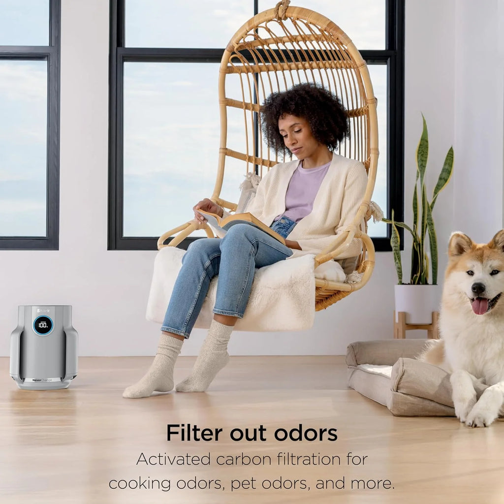 Air Purifier Compact Pro with Long-lasting HEPA Exceeding Filtration, For Pet Dander, Dust, Smoke, Allergens, Up to 250 sq. ft.