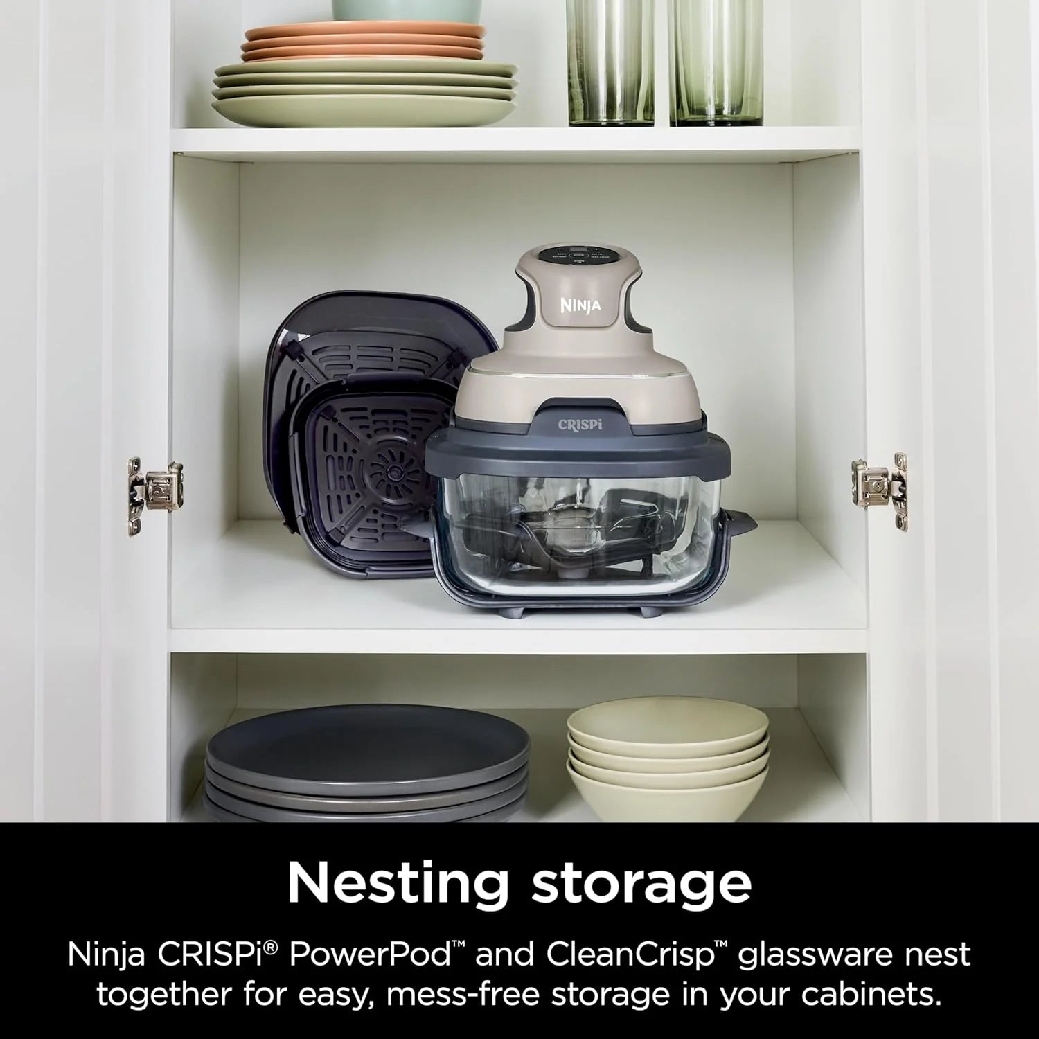 Ninja Crispi 4-in-1 Portable Glass Air Fryer Cooking System