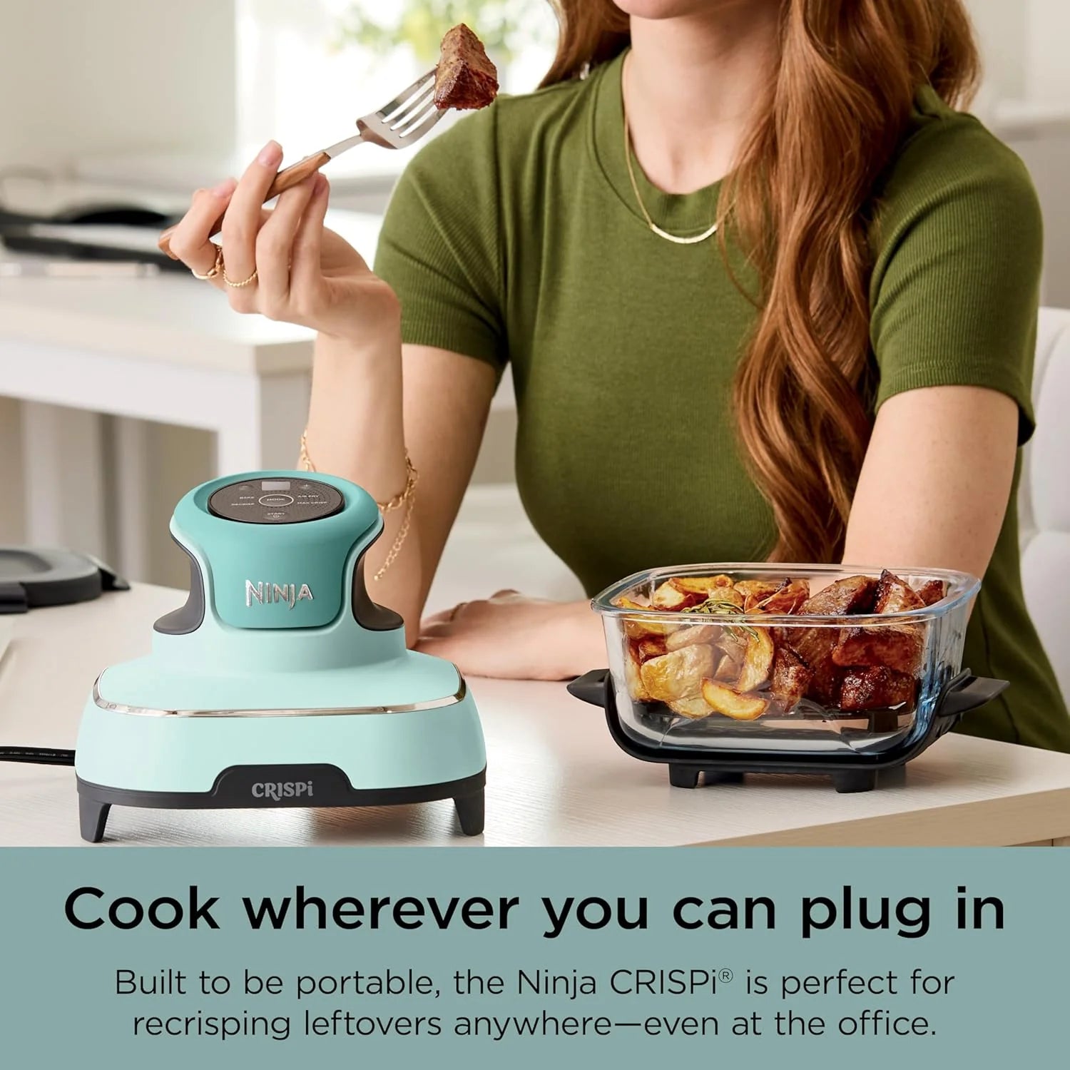 Ninja Crispi 4-in-1 Portable Glass Air Fryer Cooking System