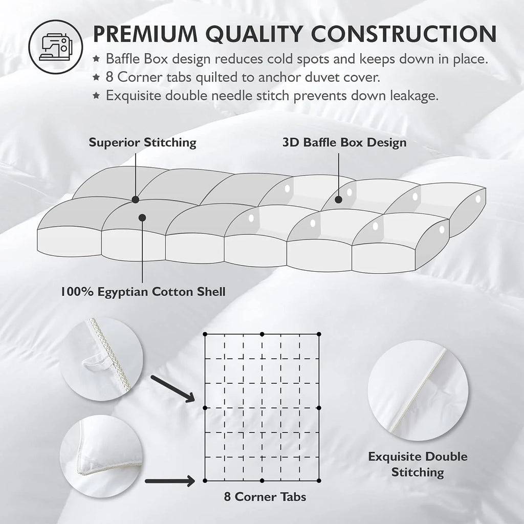 Baffle Box Design Comforter Duvet