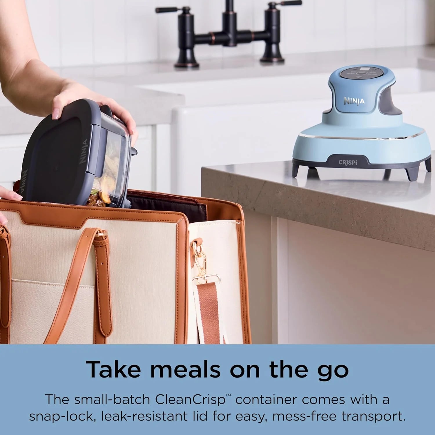 Ninja Crispi 4-in-1 Portable Glass Air Fryer Cooking System