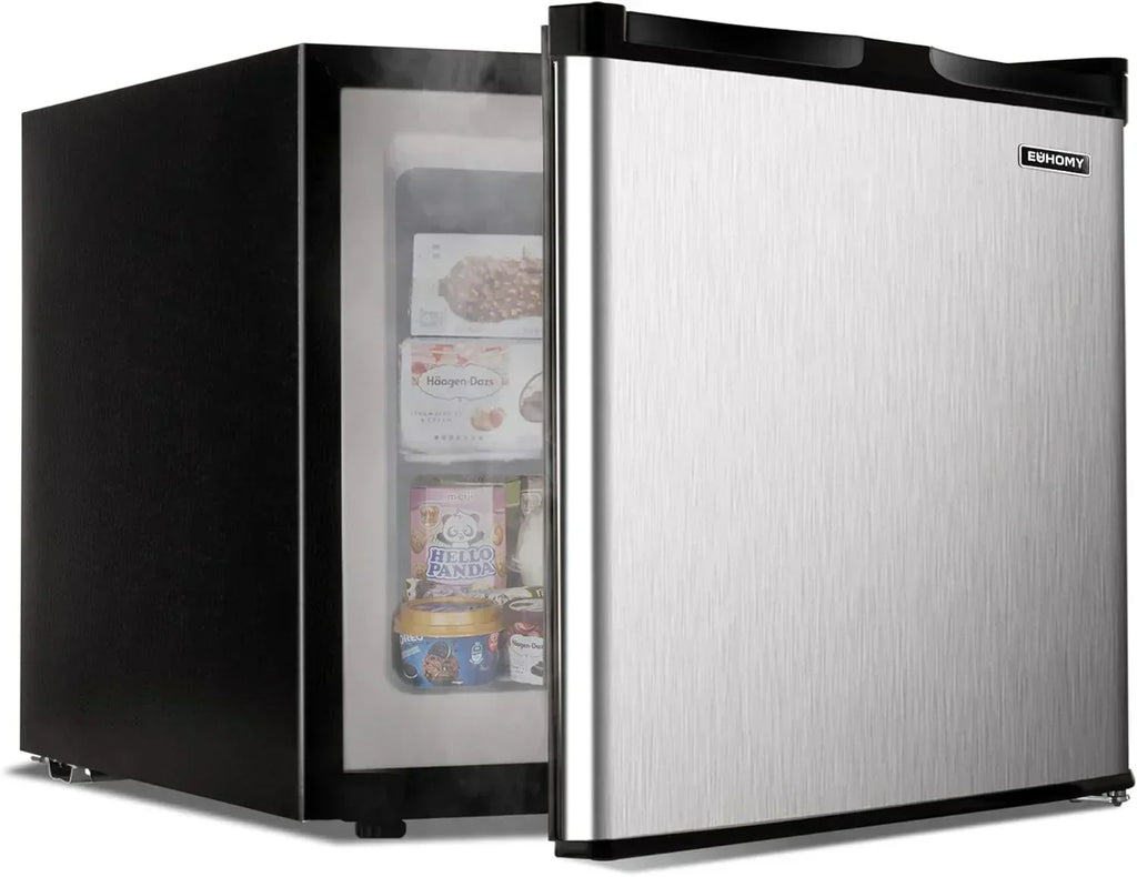 Upright freezer 3.0Cubic Feet Single Door Compact Mini Freezer with Reversible Door Small freezer