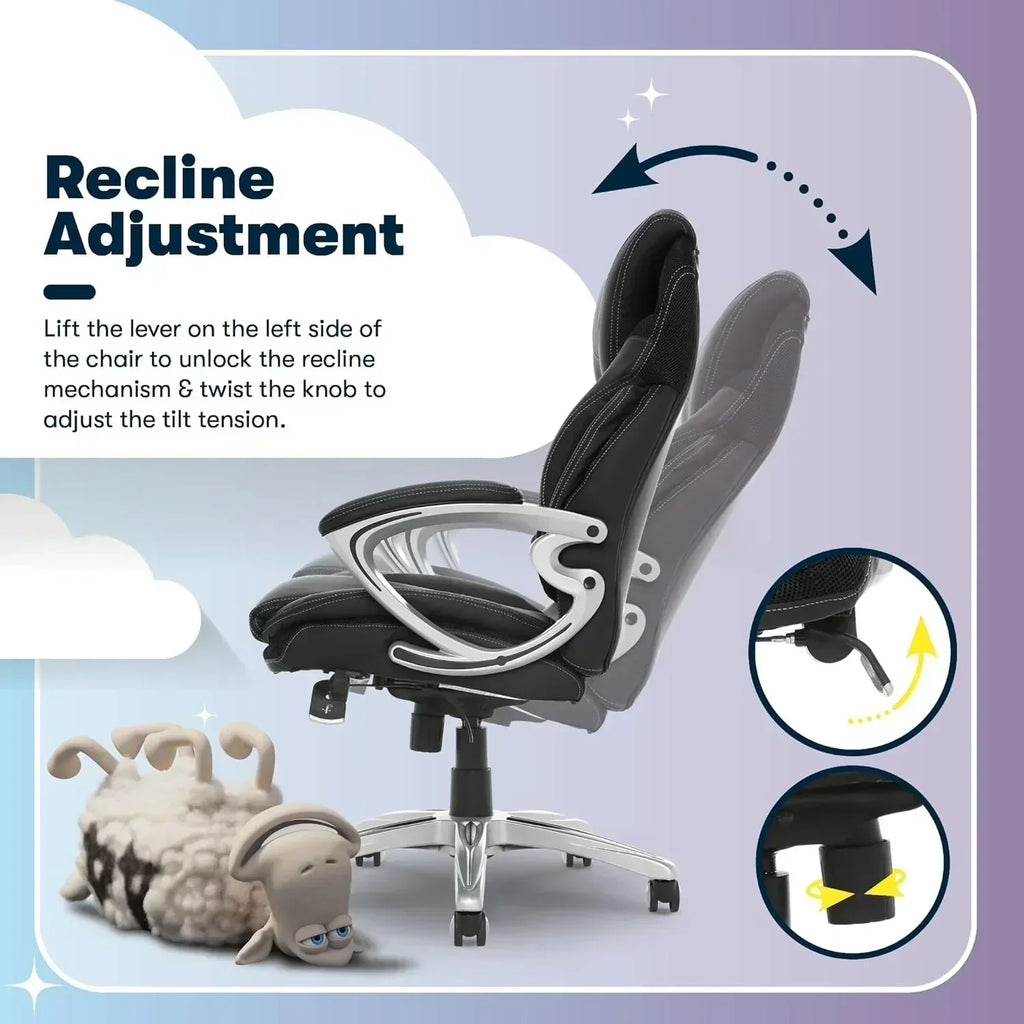 Executive office chair ergonomic computer desk and chair