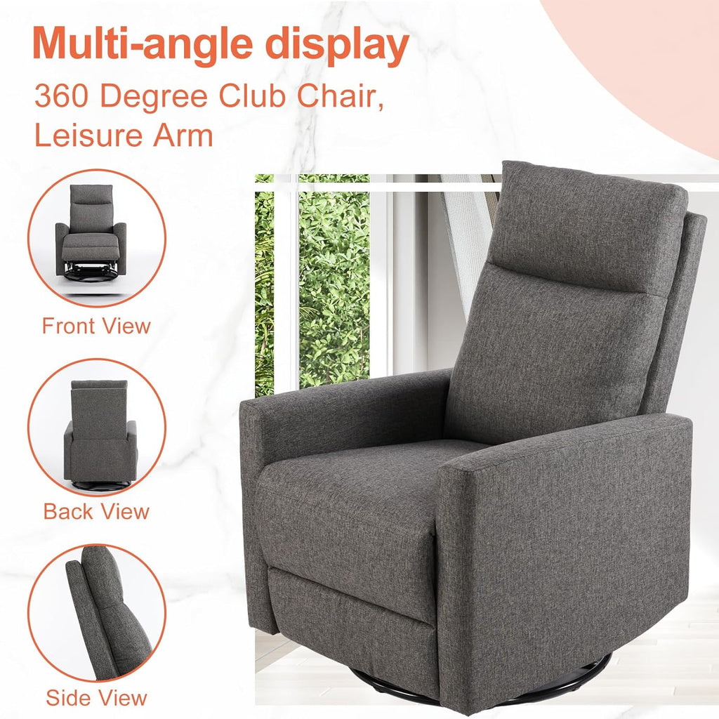 Sweetcrispy Massage Recliner Chair for Adults Adjustable Home Theater Seating