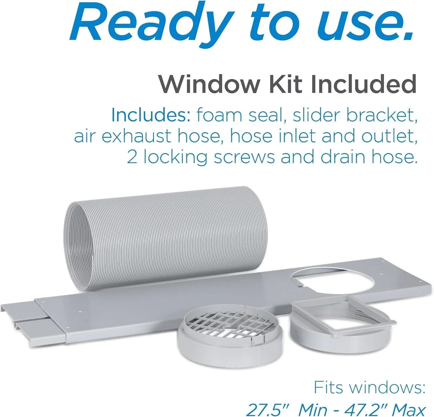 BLACK+DECKER 8,000 BTU Portable Air Conditioner with Wifi & Remote Control, 3-1-in AC, Fan & Dehumidifier, with App, Alexa & Google Assistant, Window Kit